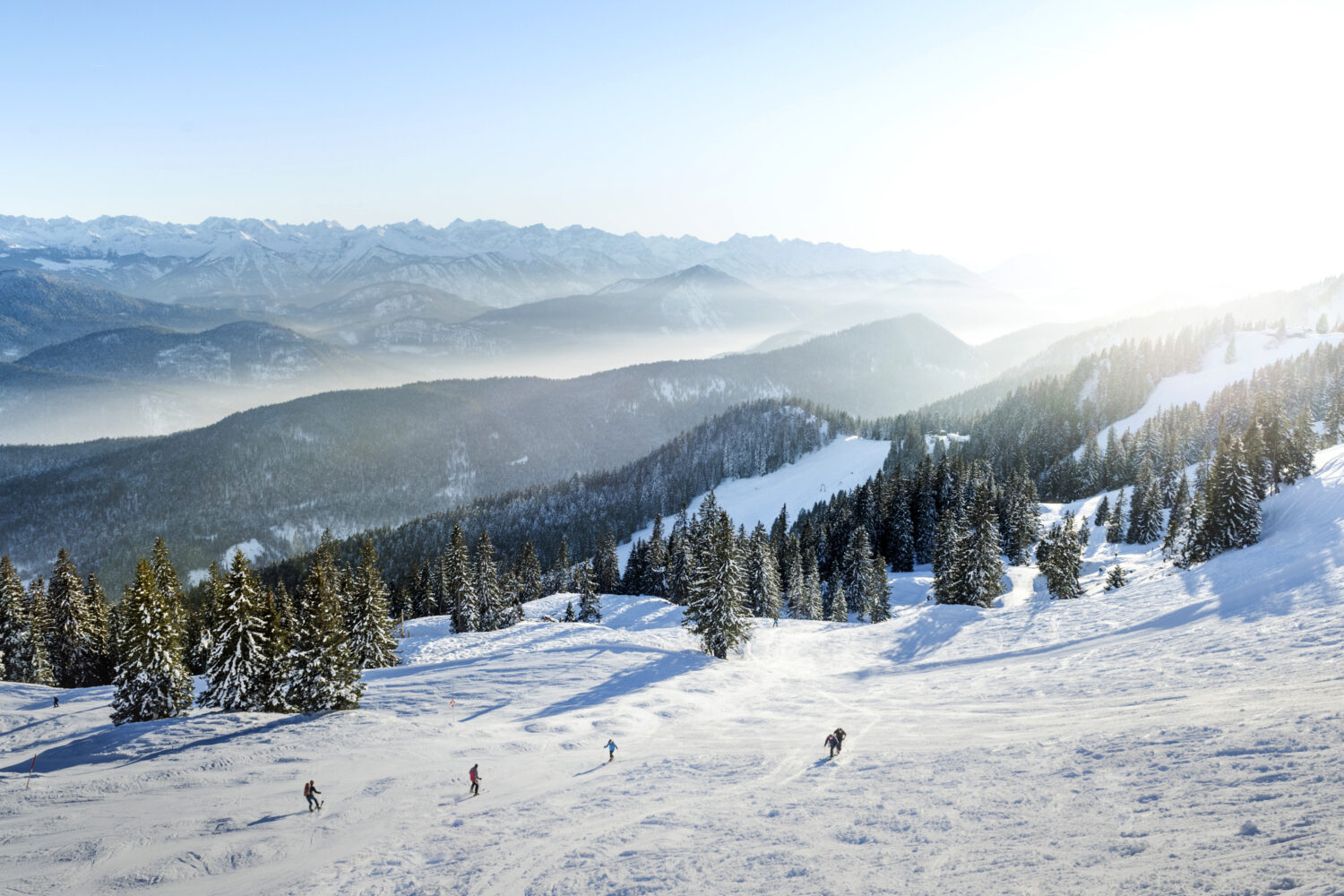 Winter sports in Upper Bavaria