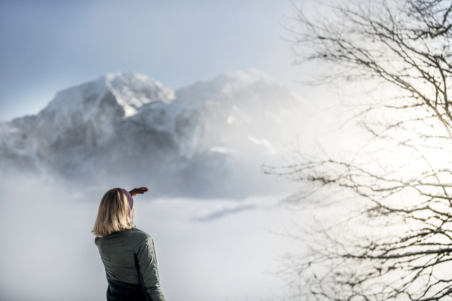 Winter hiking in Ramsau