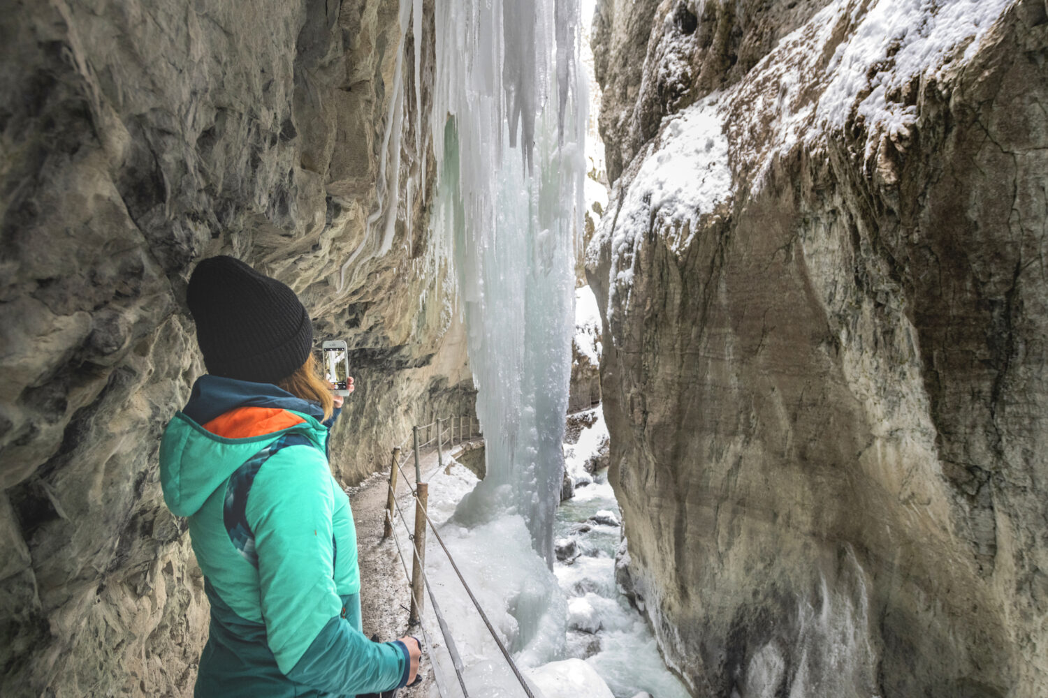 Partnachklamm im Winter