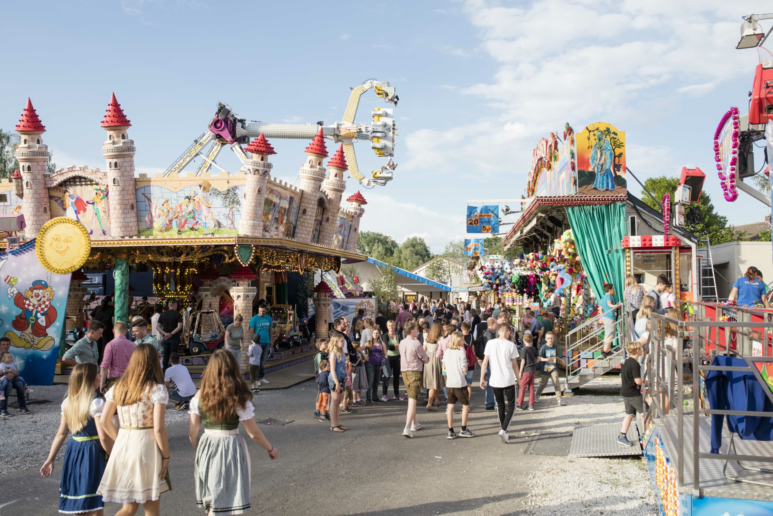 Volksfest Indersdorf Oberbayern echt Bayern