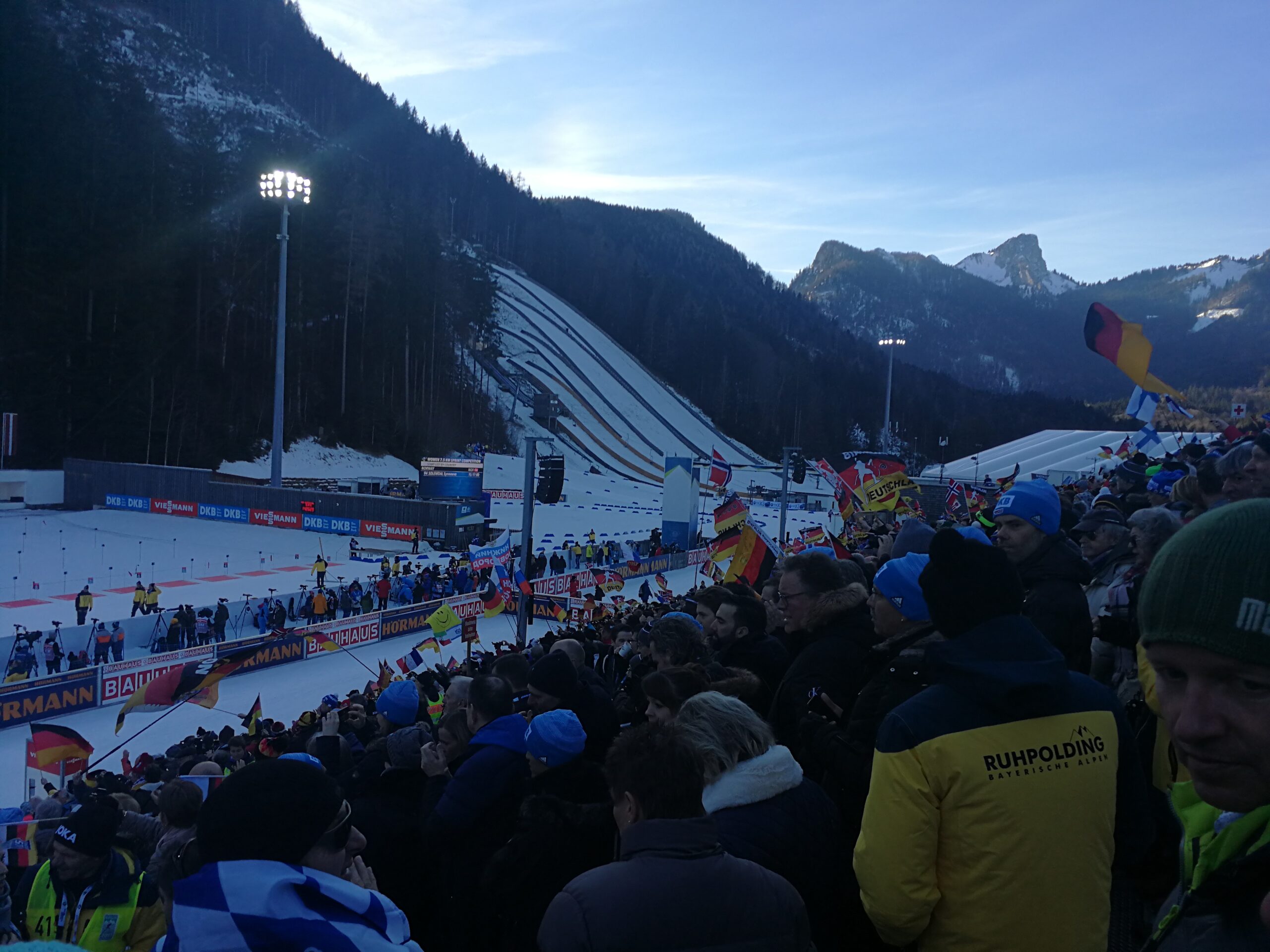 BiathlonWeltcup in Ruhpolding 2023 Oberbayern echt Bayern
