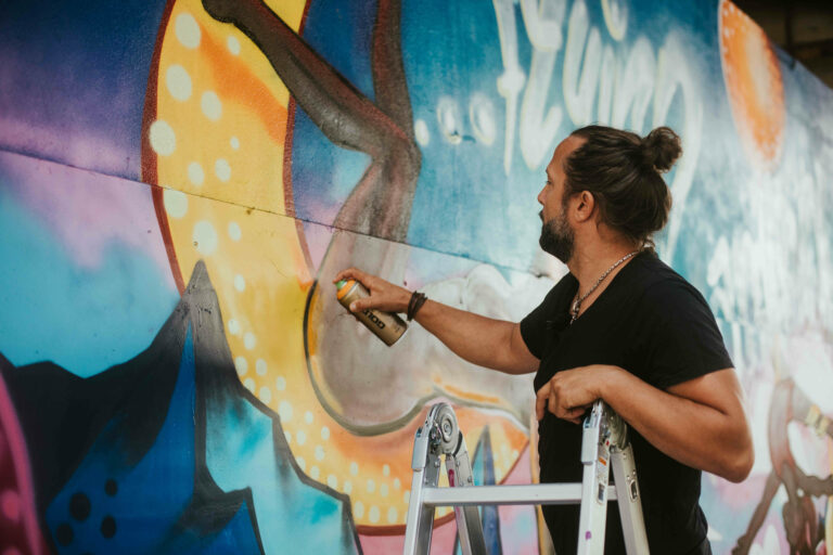 Picture of creativity and innovative spirit: Axel Berger and his IsarStreetArt   