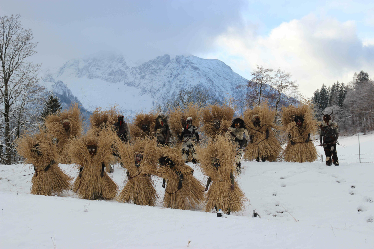 Buttnmandl und Kramperl der Gebirgsjäger Strub, Berchtesgaden.