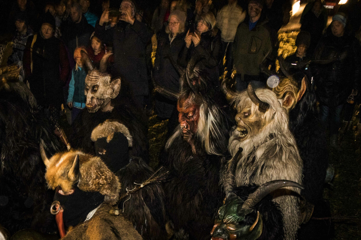 Ganz schön schaurig: Der Krampuslauf in Bad Reichenhall.