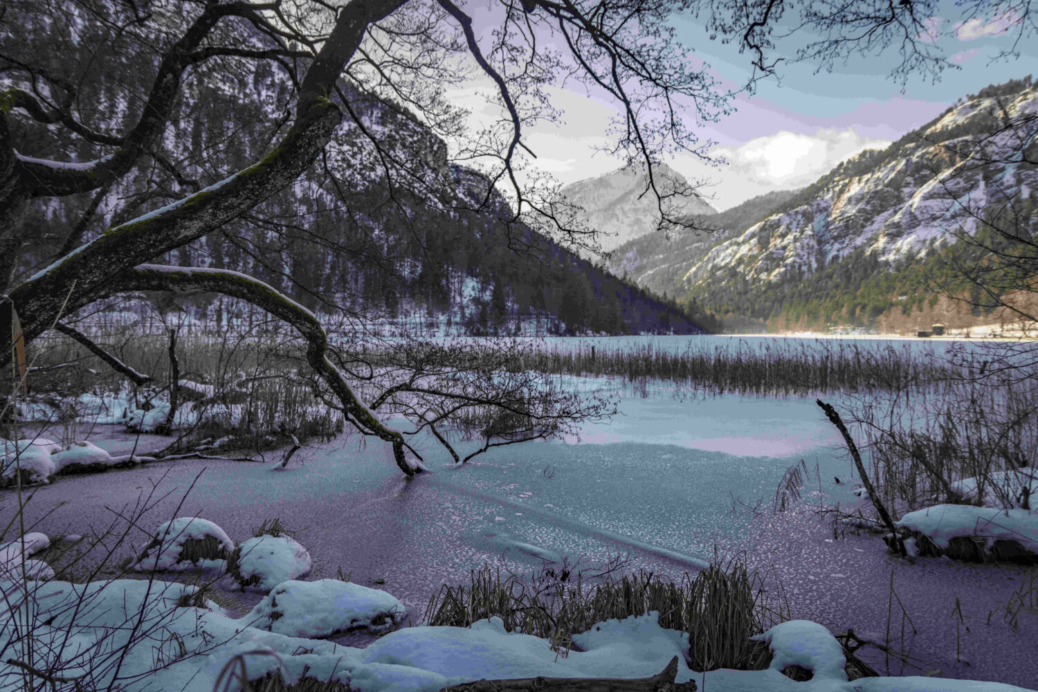 Winteridylle am Thumsee.