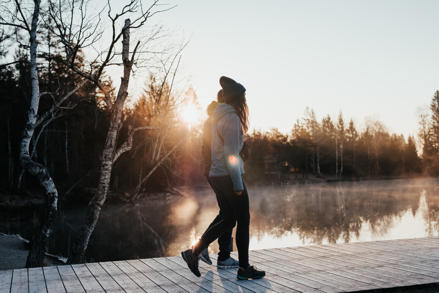 Winter hiking: A pleasure even without snow.