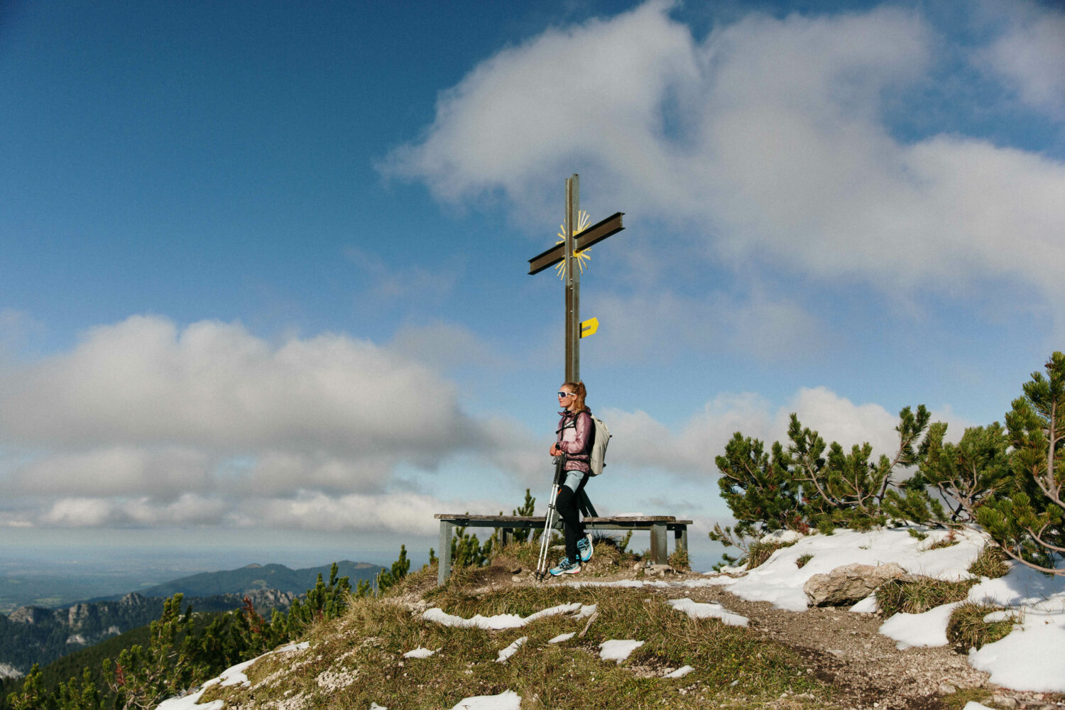 Nächster Gipel: Das Kienjoch.