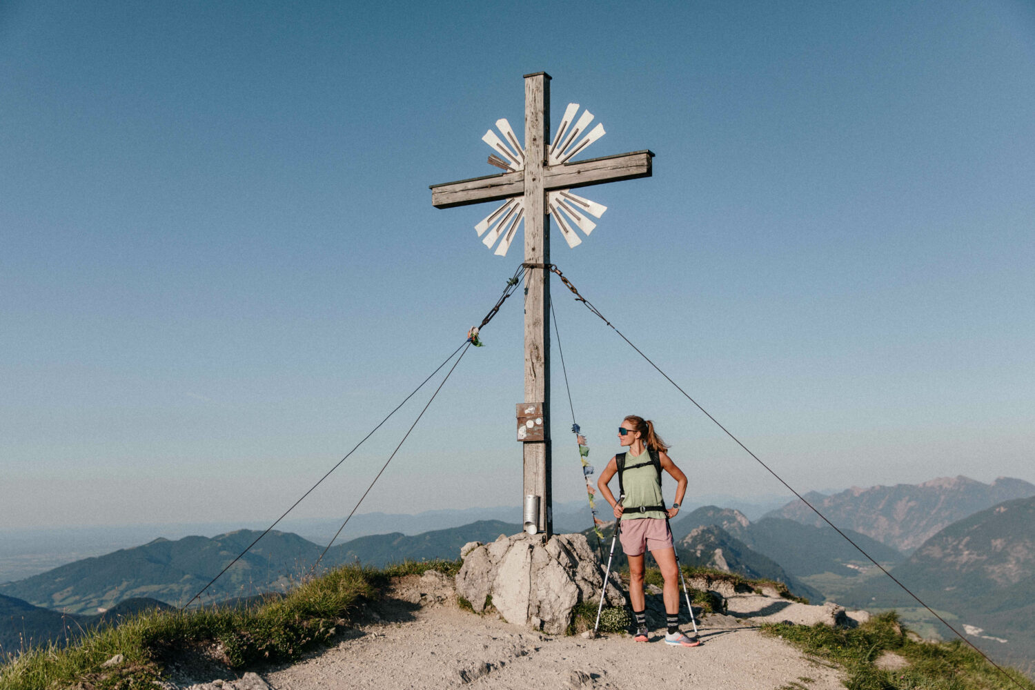 Gipfelglück an der Klammspitze.