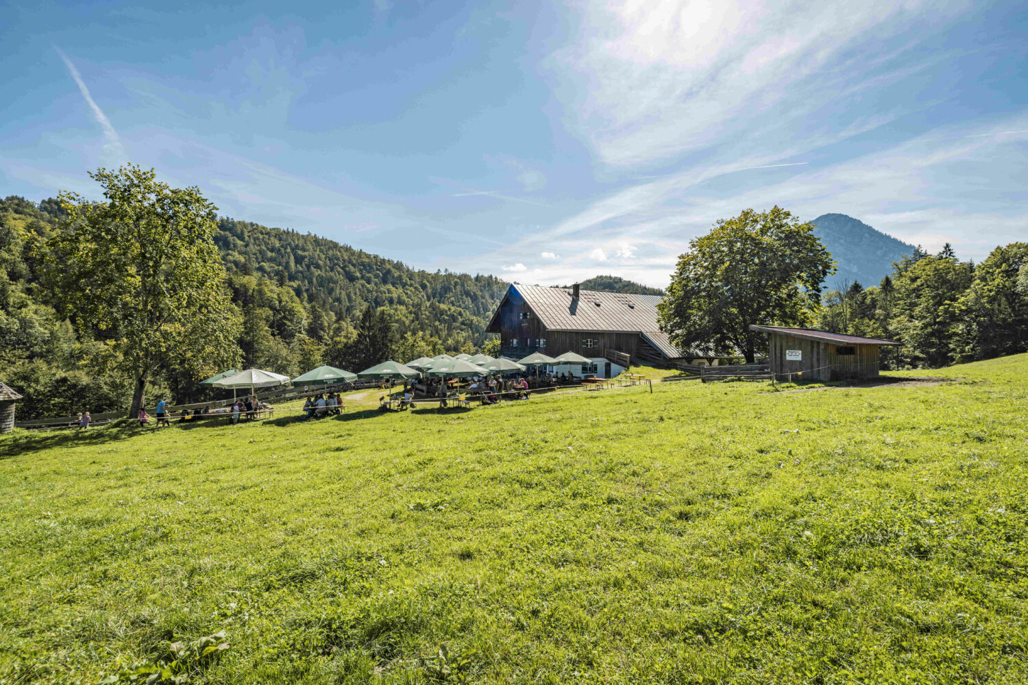 Blick auf die Höllenbachalm